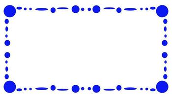 Abstract background with a blue frame vector