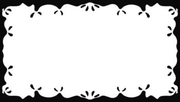 Abstract background with black frame vector