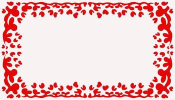 Abstract background with a red frame vector
