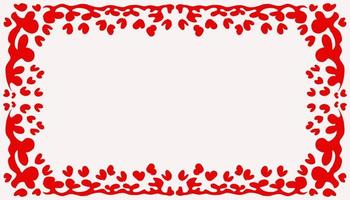 Abstract background with a red frame vector