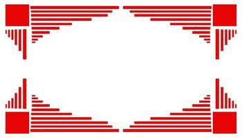 Abstract background with a red frame vector