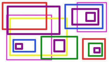 Background illustration of colorful squares vector