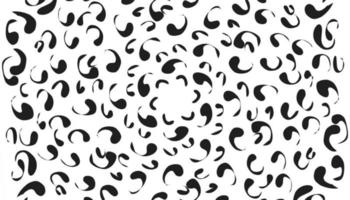 Abstract illustration background with black spots vector