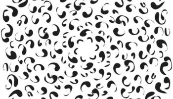 Abstract illustration background with black spots vector