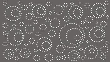 Gray abstract background with lots of white circles vector