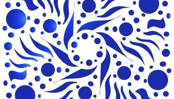 Abstract background with random doodles in blue vector