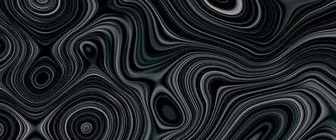 Liquid metal background. Wave of molten metal texture. Marble texture formed by mixing the black and white, paint. Black wavy shapes background. Black and white abstractions with different geometric vector