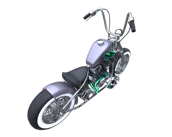 motorfiets geïsoleerd Aan transparant achtergrond. 3d renderen - illustratie png