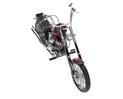 motorcykel isolerat på transparent bakgrund. 3d tolkning - illustration png