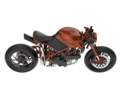 motocicleta isolada em fundo transparente. renderização 3D - ilustração png