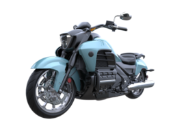 moto isolée sur fond transparent. rendu 3d - illustration png