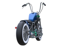 Motorrad isoliert auf transparentem Hintergrund. 3D-Rendering - Abbildung png