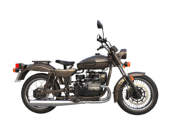 Motorcycle isolated on transparent background. 3d rendering - illustration png