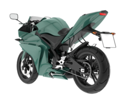 motocicleta isolada em fundo transparente. renderização 3D - ilustração png