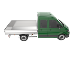 carico furgone isolato su trasparente sfondo. 3d interpretazione - illustrazione png