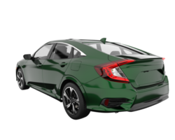 carro moderno isolado em fundo transparente. renderização 3D - ilustração png