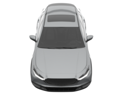 Modern car isolated on transparent background. 3d rendering - illustration png