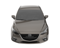 Modern car isolated on transparent background. 3d rendering - illustration png