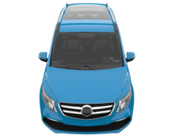 Modern car isolated on transparent background. 3d rendering - illustration png