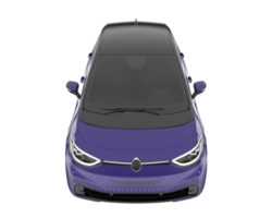 Modern car isolated on transparent background. 3d rendering - illustration png