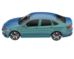 Modern car isolated on transparent background. 3d rendering - illustration png