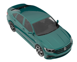Modern car isolated on transparent background. 3d rendering - illustration png
