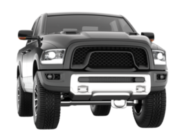 Pickup truck isolated on transparent background. 3d rendering - illustration png