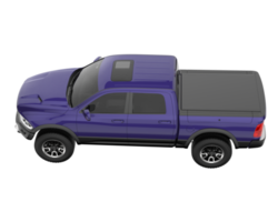 Pickup truck isolated on transparent background. 3d rendering - illustration png