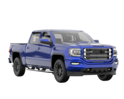 Pickup truck isolated on transparent background. 3d rendering - illustration png