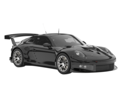 voiture de course isolée sur fond transparent. rendu 3d - illustration png