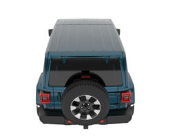 Realistic SUV isolated on transparent background. 3d rendering - illustration png