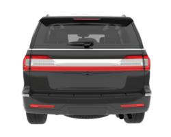 Realistic SUV isolated on transparent background. 3d rendering - illustration png