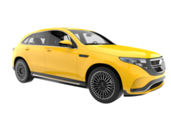 Realistic SUV isolated on transparent background. 3d rendering - illustration png