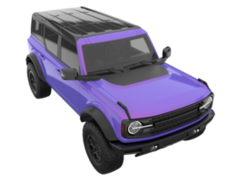 realistisk sUV isolerat på transparent bakgrund. 3d tolkning - illustration png