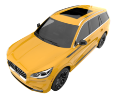 realistisch suv geïsoleerd Aan transparant achtergrond. 3d renderen - illustratie png