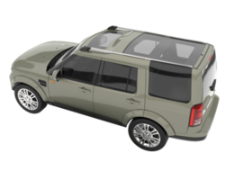 realistico suv isolato su trasparente sfondo. 3d interpretazione - illustrazione png