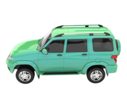 Realistic SUV isolated on transparent background. 3d rendering - illustration png