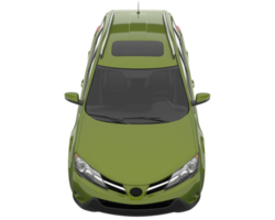 suv realista isolado em fundo transparente. renderização 3D - ilustração png