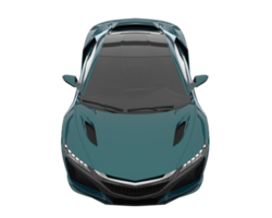 Sport car isolated on transparent background. 3d rendering - illustration png