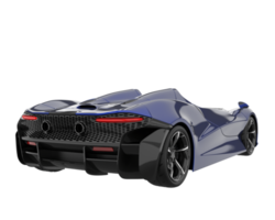 voiture de sport isolée sur fond transparent. rendu 3d - illustration png