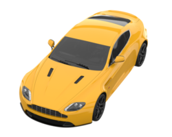 Sport car isolated on transparent background. 3d rendering - illustration png