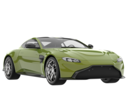 Sport car isolated on transparent background. 3d rendering - illustration png