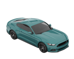 voiture de sport isolée sur fond transparent. rendu 3d - illustration png