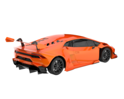 Sport car isolated on transparent background. 3d rendering - illustration png