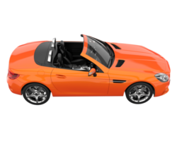 Sport car isolated on transparent background. 3d rendering - illustration png