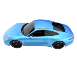 Sport car isolated on transparent background. 3d rendering - illustration png