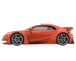 carro esporte isolado em fundo transparente. renderização 3D - ilustração png