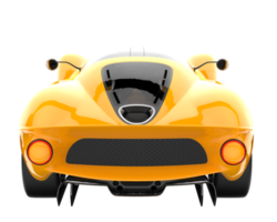 voiture de sport isolée sur fond transparent. rendu 3d - illustration png