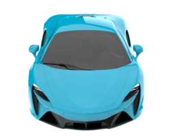 voiture de sport isolée sur fond transparent. rendu 3d - illustration png