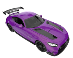 Sport car isolated on transparent background. 3d rendering - illustration png